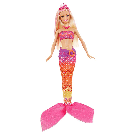Barbie - sirenas Merliah, 1 Barbie retro de Colección año 2012