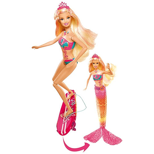 Barbie - sirenas Merliah, 1 Barbie retro de Colección año 2012