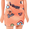 Barbie Fashionista, Muñeca Chic look naranja, Mattel 