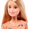 Barbie Fashionista, Muñeca Chic look naranja, Mattel 