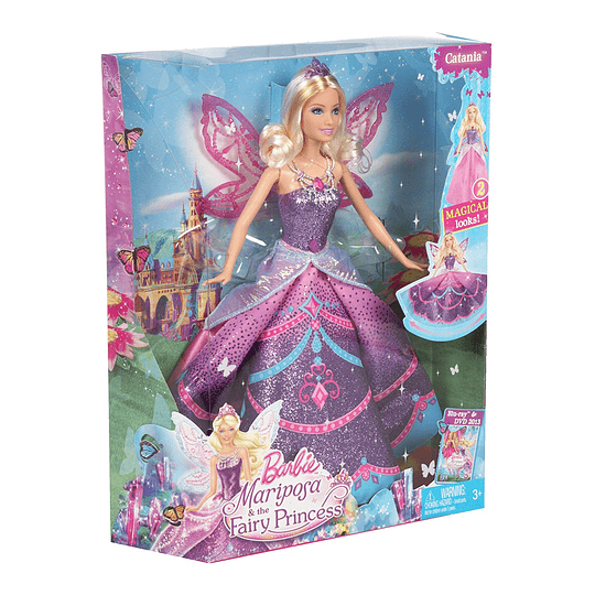 Barbie Catania Collection de Lujo Mariposa y princesa de hadas año 2013 
