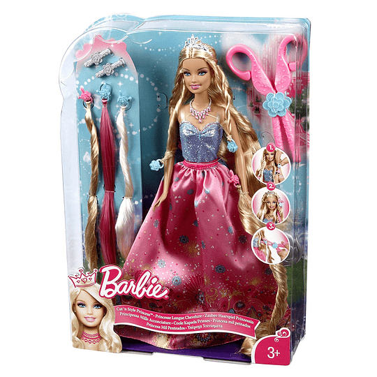  Barbie Peinados Magicos, Collection Premium Año 2010