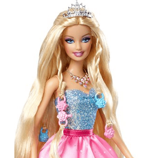  Barbie Peinados Magicos, Collection Premium Año 2010