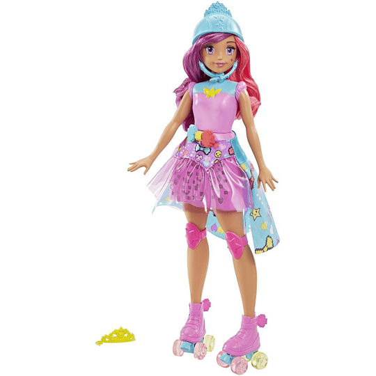 Barbie Superheroína de Videojuego - Muñeca Princesa Bella