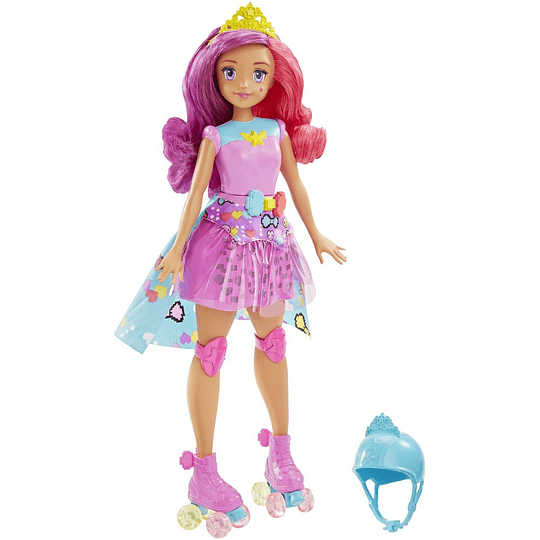 Barbie Superheroína de Videojuego - Muñeca Princesa Bella