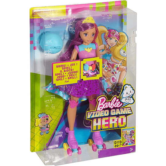 Barbie Superheroína de Videojuego - Muñeca Princesa Bella