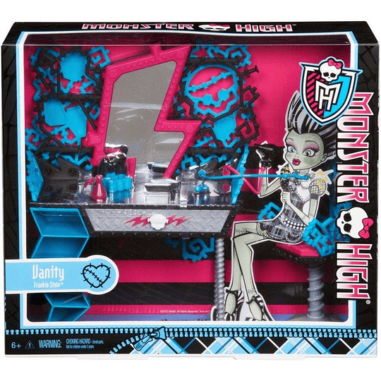 Monster High Tocador de Frankie Stein Accesorios