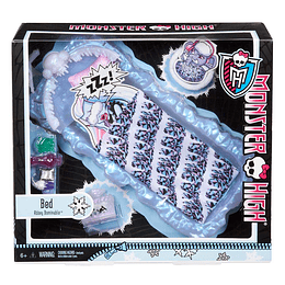 Monster High Cama de Abbey Bominable con Muchos Accesorios