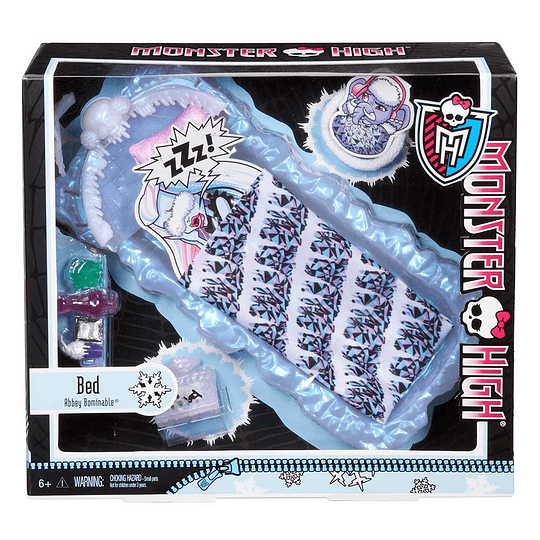 Monster High Cama de Abbey Bominable con Muchos Accesorios