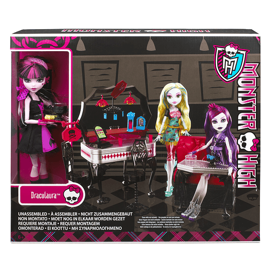Monster High Draculaura (es la primera edición el playset ) Mattel año 2010