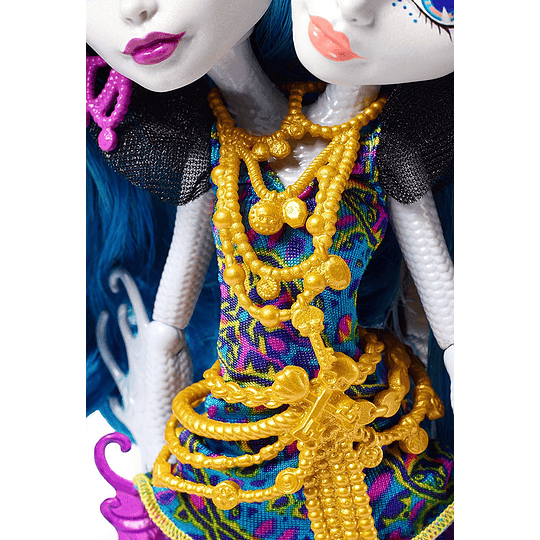 Monster High - el Gran Arrecife Monstruoso Monstruo-Hermanas Peri y Pearl Serpentine