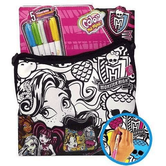 Monster High Bolso Colorea para crear un diseño único