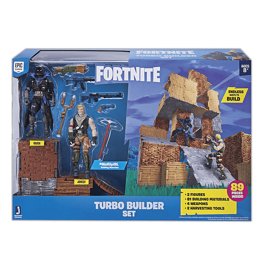Fortnite - Figuras de jonesy y raven  set de Juego 