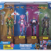 4 Figuras Articuladas con Accesorios 