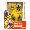 Fortnite - Set 4 Figuras, Raptor, Rust Lord, Rex, Raven edición limitada 