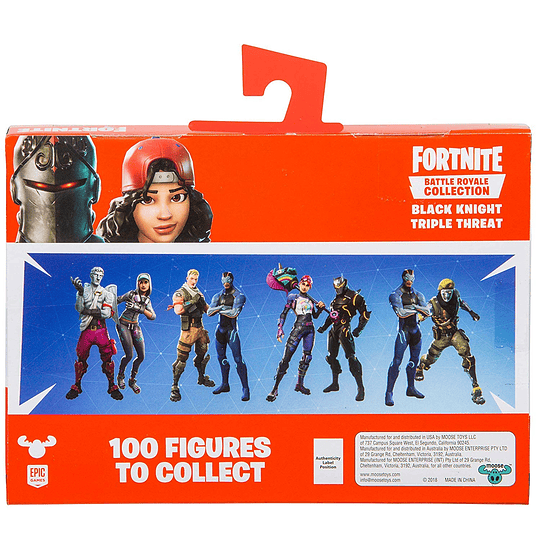 Fortnite - Pack-Surtido, caballero negro y triple amenaza
