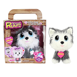 Rescue Runts Perro de peluche coleccionable Husky