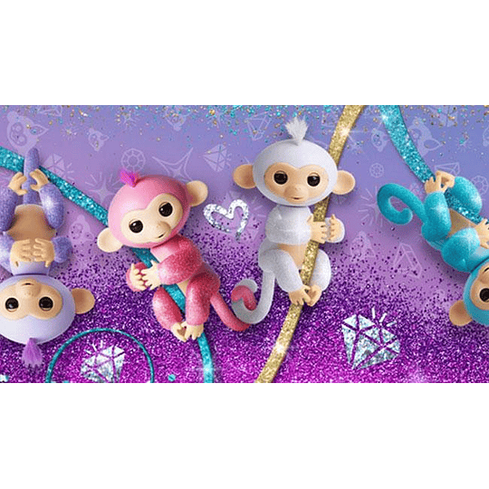 Fingerlings Glitter Monkey Kiki