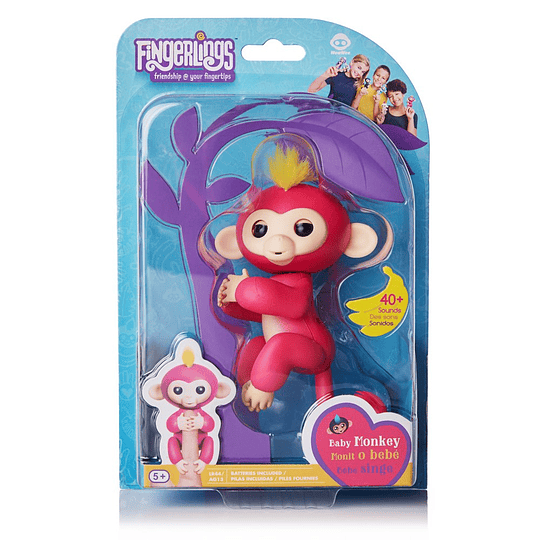 Fingerlings Monkey interactivo Bella