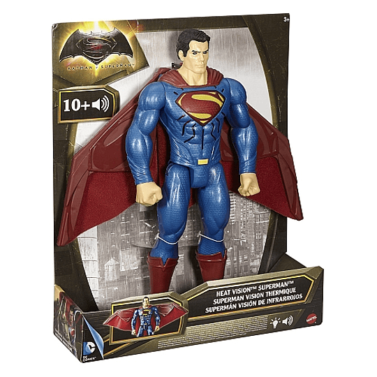 SUPERMAN - FIGURA DELUXE CON LUCES Y SONIDOS 