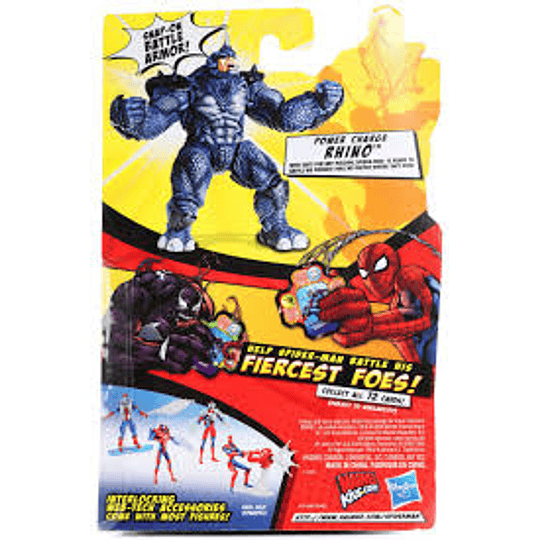 Rhino Ataque brutal con armadura año 2009 (colección premium) Spider-Man