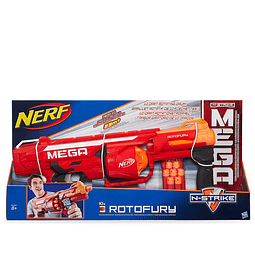 Nerf - Lanza Dardos Mega Rotofury (Hasbro)