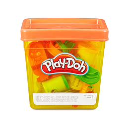  Play-Doh- Cubo, Multicolor con accesorios  (Hasbro)