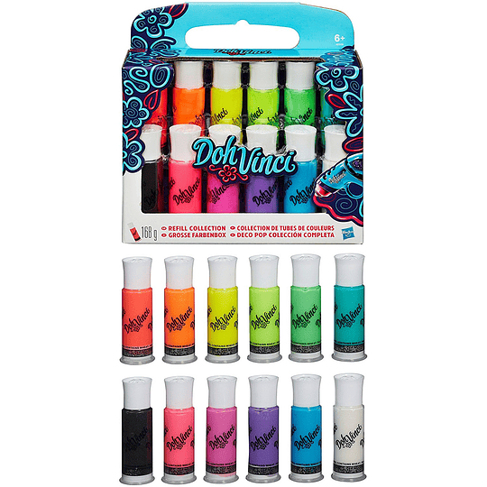 DohVinci - Deco Pop, colección de 12 colores 