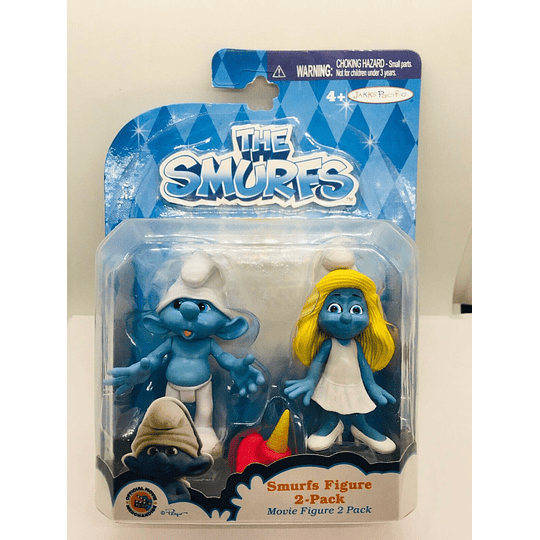 Pitufos - Figuras de Pitufina y Torpe, set de 2 Figuras (The Smurfs- los pitufos)