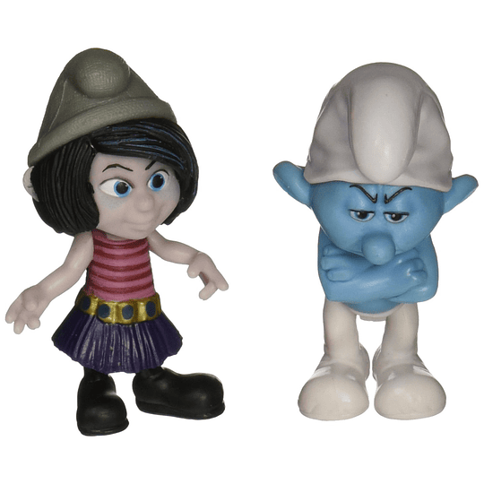 Pitufos -  Gruńón Y Vexy  pack de 2 figuras (The Smurfs -Los Pitufos)