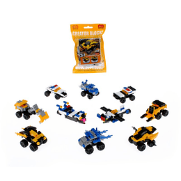 Mega Bloks - Legos  vehículos 3 a 4 en 1 - bloque de construcción.