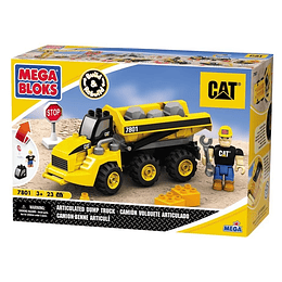 Mega Bloks - Camión volquete articulado CAT 