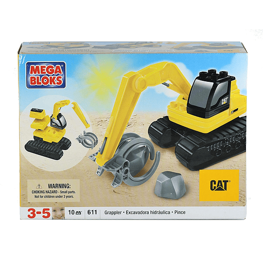  Mega Bloks - Cat  Retroexcavadora