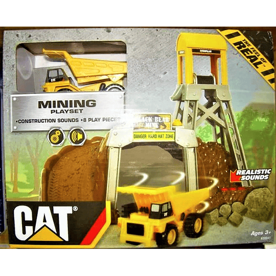 Cat - Set de Minería con Sonido 8 piezas