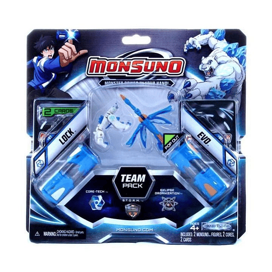 Monsuno - Core Combat - Lock v/s Evo  Doble