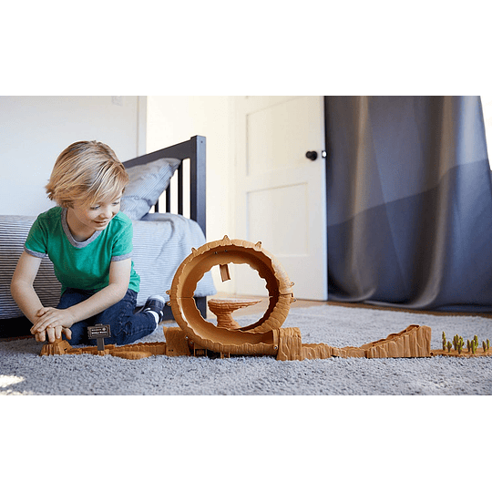  Cars - Pista de Coches Monte Willy 3 en 1 (Mattel)