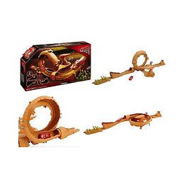  Cars - Pista de Coches Monte Willy 3 en 1 (Mattel)