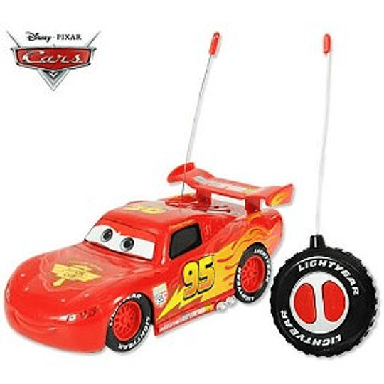  Cars - Rc Mcqueen Control Remoto (Disney Pixar)