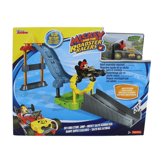 Mickey - Pista salto acrobático Fisher-Price