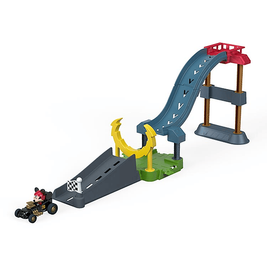 Mickey - Pista salto acrobático Fisher-Price
