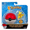 Pokebola Con Luz Y Sonidos Figura Pikachu