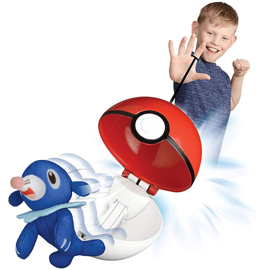 Pokémon Pop acción poké lanzador con lanzamiento mini-plush & Poke Ball