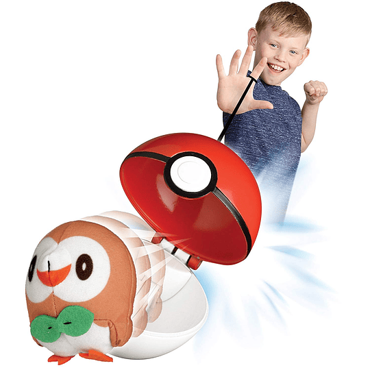 Pokémon Pop acción poké lanzador con lanzamiento mini-plush & Poke Ball
