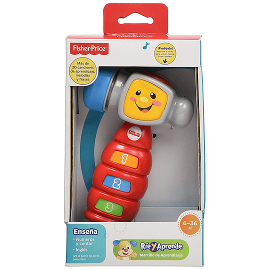 Martillo de Aprendizaje Ríe y Aprende Fisher-Price 