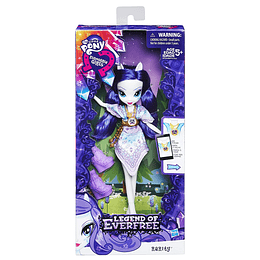 My Little Pony Muñeca Equestria Girls Everfree con Estilo Bohemio Rarity