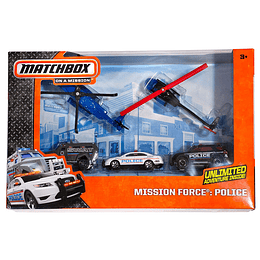 Misión de policía Force Die-Cast Vehicle Pack