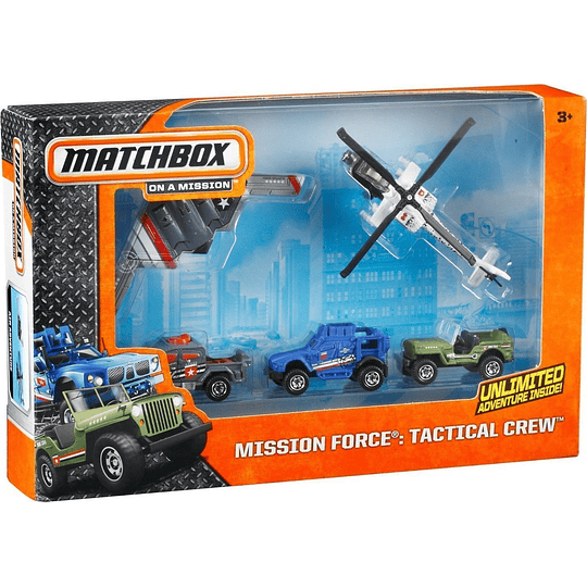 Matchbox Conjunto de vehículos Mission Force