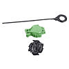 Beyblade Burst Turbo Slingshock Z Achilles A4 Negro + Lanzador 