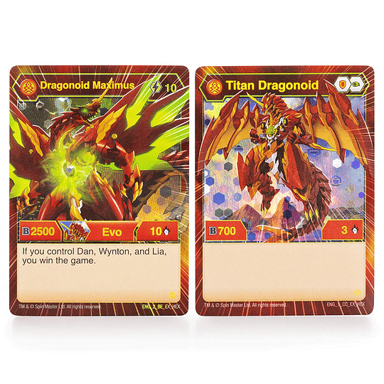  Bakugan BTB Dragonoid Maximus ECMX GML