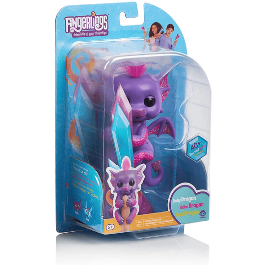  Fingerlings Kaylin Dragón interactivo